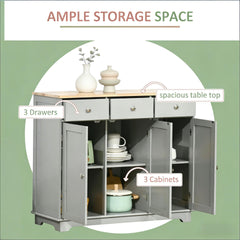 Freestanding Storage Cabinet,Kitchen Storage Cabinet,Sideboard Floor Cupboard