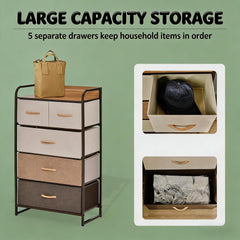 4-Tier Home Cabinet,Storage Organizer,Freestanding Dresser Tower,Hallway Storage Cabinet