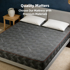 10 Inch Queen Size Mattress - Breathable & Sterilizing, High Rebound Foam for Cloud-Like Comfort, Eco-Friendly Material with Stylish Design, Ideal for Bedroom Sleep Upgrade Made in Japan