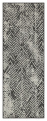 Sunshine GC_HAR2011 Anthracite 2 ft. 7 in. x 7 ft. 3 in. Indoor/Outdoor Area Rug