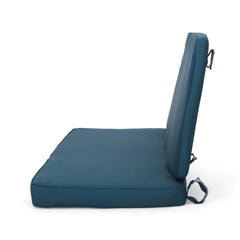CAROLINA LOVESEAT CUSHION SET, BACK CUSHION AND SEAT CUSHION, DARK TEAL, SET OF 1 (63308.00 CUSHION SET)