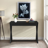 Nalo Charcoal Finish Console Table