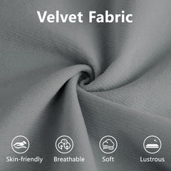 Extra Large 3 Seat Modern Velvet Sofa, Oversize Sofa, Clould Like Comfortable Seat and Back Support, With Waist Pillows and Throw Pillows,Grey