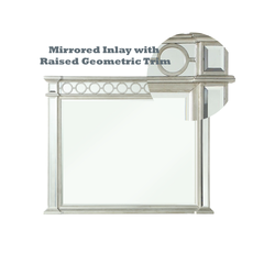 Varian Mirrored Finished Designed Mirror