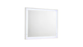 Manhattan Mirror – Lacquer Frame with Integrated LED Lighting for a Sleek, Modern Look (INCLUDES MIRROR ONLY) White same asG150108683 (NJ inventory)