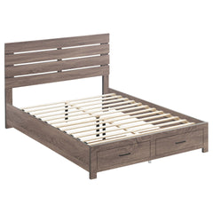 Sherwood Barrel Oak 4-piece Queen Bedroom Set