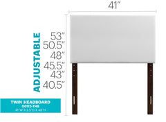 Nova G0113-THB Twin Headboard , WHITE