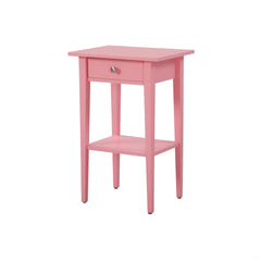 Charming Pink Contemporary Nightstand