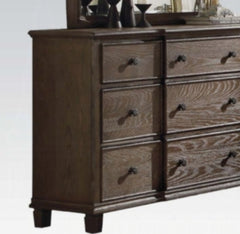 Baudouin Weathered Oak Finish Dresser