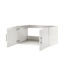 Glossy White Bath Vanity 36 in. W x 22 in. D