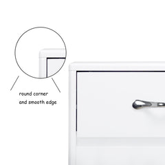 Three Doors Side Table-White