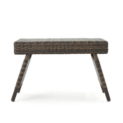 SALEM PE WICKER SNACK TABLE