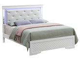 Verona G6790C-QB3 Queen Bed , Silver Champagne
