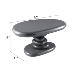 Charlene Gray High Gloss End Table