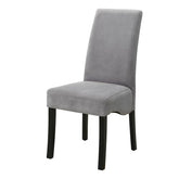 Grey and Black Upholestered Dining Chair (Set of 2)