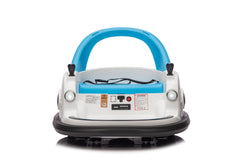 12V ride on bumper car for kids,electric car for kids,1.5-5 Years Old,W/Remote Control, LED Lights, Bluetooth & 360 Degree Spin, Vehicle body with anti-collision padding Five-point Safety Belt,2wd