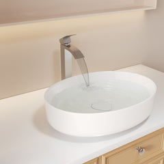 Bothwa Home 11.21" CUPC Certified Single Handle Bathroom Sink Faucet (Brushed Nickel Finish)