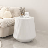 Light Sintered stone Top Cup Shape Leather Coffee modern Sofa Table for Living Room furniture ( Each tabletop has a unique grey pattren)