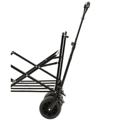 480Lbs Collapsible Wagon with Canopy,Wagon Stroller with 7" All-Terrain Wheels, Lightweight Foldable Wagon, Large Capacity for Camping, Shopping, Sports, and Garden Use,purple with mosquito net