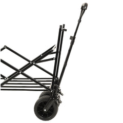 480Lbs Collapsible Wagon with Canopy,Wagon Stroller with 7" All-Terrain Wheels, Lightweight Foldable Wagon, Large Capacity for Camping, Shopping, Sports, and Garden Use,purple with mosquito net