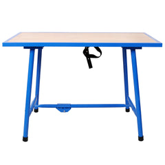 Foldable Work Bench,Workshop Tool Bench,Packing Table Mounting Table Assembly Table,660Lbs Load Capacity,for Workshop, Garage,Blue