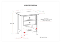 Amherst Bedside Table