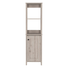 St. Clair Linen Cabinet, Two Interior Shelves, Two Open Shelves, Single Door