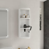 12" Bathroom Wall-Mounted Storage Rack, Float Mounting Design,(KD-Packing)