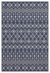 Sunshine GC_HAR2019 Blue 5 ft. 3 in. x 7 ft. 3 in. Indoor/Outdoor Area Rug