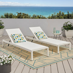 CAPE CORAL KD CHAISE LOUNGE WHI(MP2)( SET OF 2 )
