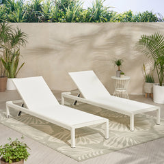 CAPE CORAL KD CHAISE LOUNGE WHI(MP2)( SET OF 2 )