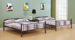 Bristol Gunmetal Finish Full/Full Bunk Bed