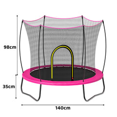 TK Rectangle trampoline--Elastic-PINK
