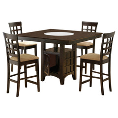Tolland Cappuccino and Tan 5-piece Dining Set