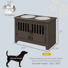 Modern Style Dog Feeding Station,Dog Food Storage Cabinet