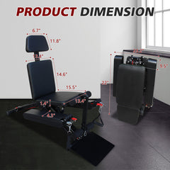 Fitness Chair Multifunction, Adjustable Strength Training Bench for Full Body Workout, Weight Bench with Fast Folding for Home Gym