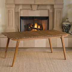 Outdoor 69" Solid Wood Dining Table