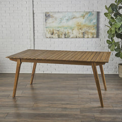 Outdoor 69" Solid Wood Dining Table