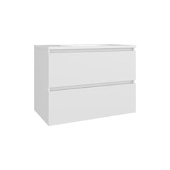 Bathroom Vanity, 2 Drawers, White