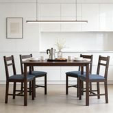Stylish Kitchen Set,5-piece Dining Room Set,Dining Table with Chairs