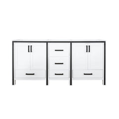 White Double Bath Vanity 72 in. W x 22 in. D