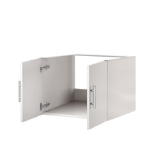 Glossy White Bath Vanity 24 in. W x 22 in. D