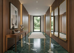 12x24 green natural marble polished tile, natural stone, genuine marble, real marble, for wall and floor,1 box 4 pcs