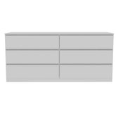 6 Drawer Double Dresser Tronx, Bedroom, White