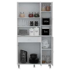 Kitchen Pantry Piacenza, Kitchen, White