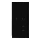 Armoire Cobra, Bedroom, Black / White
