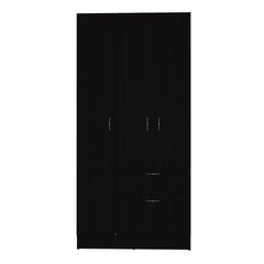 Armoire Cobra, Bedroom, Black / White