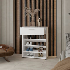 Mackay Shoe Organizer, Living Room, White
