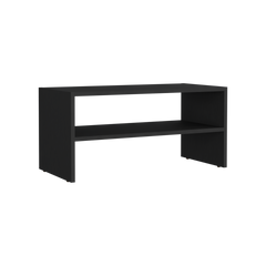 Stackable Shoe Rack Howard, Bedroom, Black