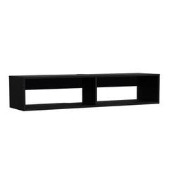 Floating Tv Stand Shelley, Living Room, Black